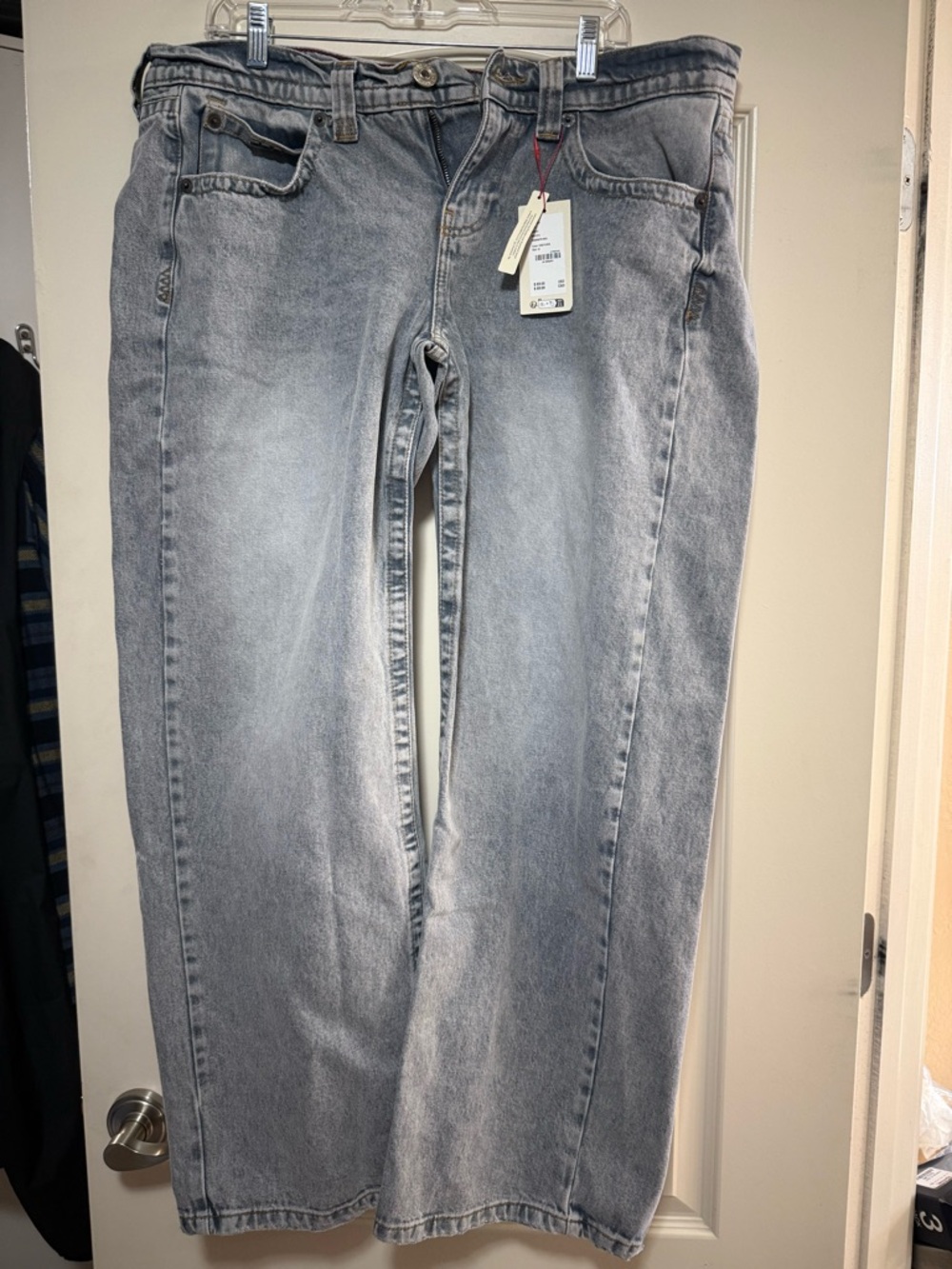 Barrel Leg Light Blue Jeans for Women - BDG Urban Outfitters